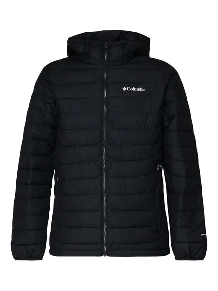  Columbia Quilted Hooded Jacket - Black 