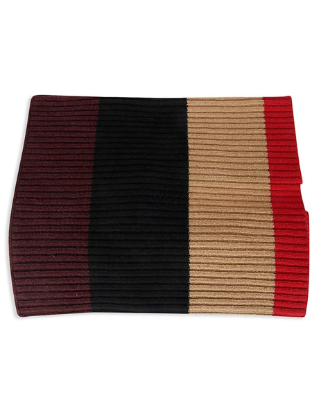  Colville Folded Ribbed Knit Scarf - Red 