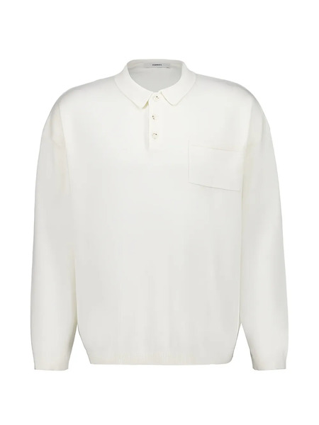  Commas Boxy Polo Shirt - Neutrals 