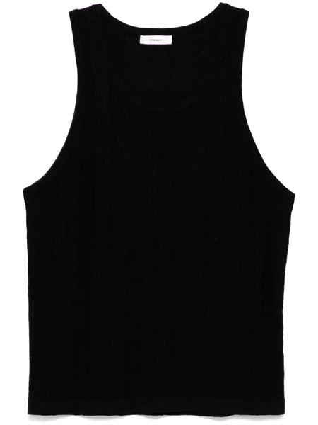  Commas Linen Cotton Tank - Black 