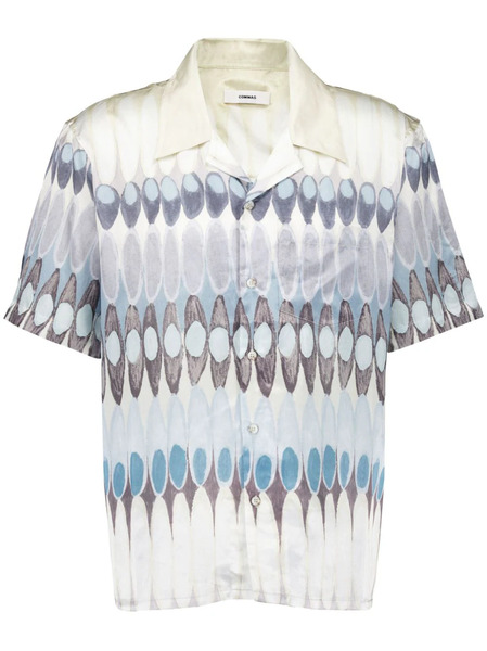  Commas Pattern-printed Shirt - White 