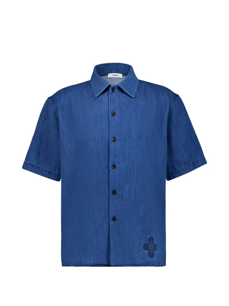 Commas Striped Denim Shirt - Blue 