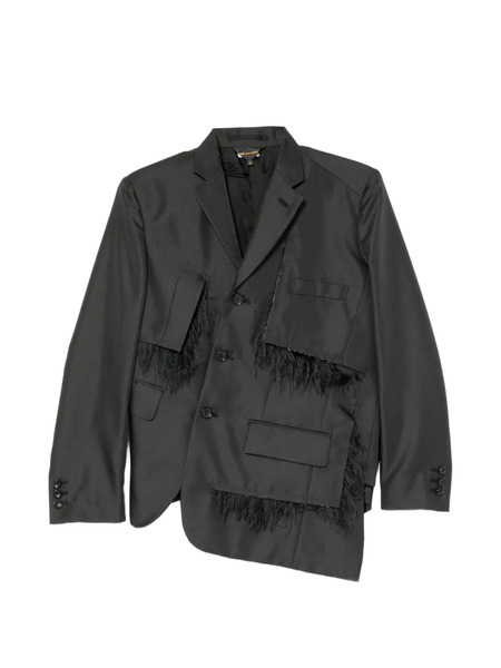  Comme Des Garçons Asymmetric Blazer - Black 