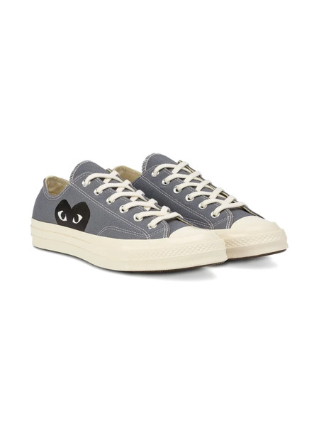  Comme Des Garçons Chuck 70 Heart-logo Low-top Sneakers - Grey 