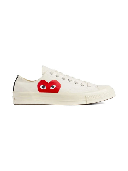  Comme Des Garçons Chuck 70 Heart-logo Low-top Sneakers - Neutrals 