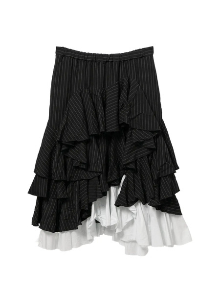  Comme Des Garçons Comme Des Garçons Asymmetric Midi Skirt - Black 