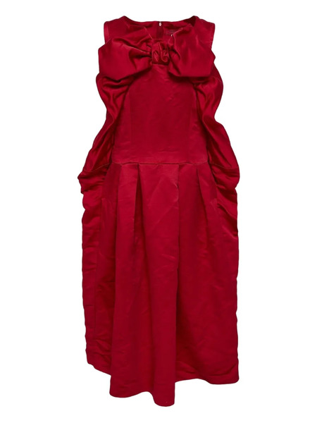  Comme Des Garçons Comme Des Garçons Bow-detail Dress - Red 
