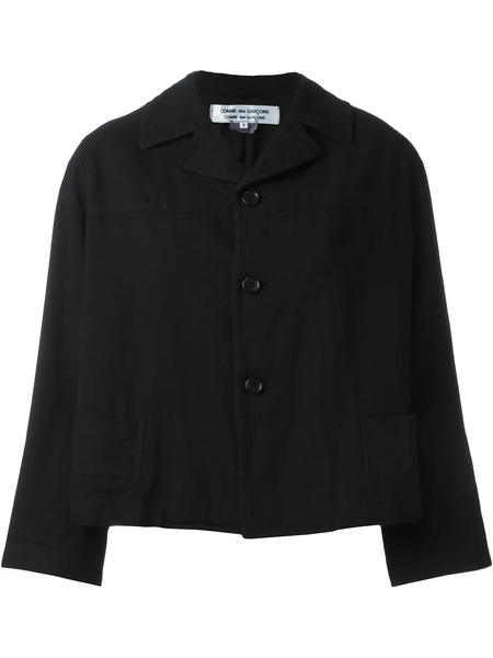  Comme Des Garçons Comme Des Garçons Buttoned Boxy Jacket - Black 