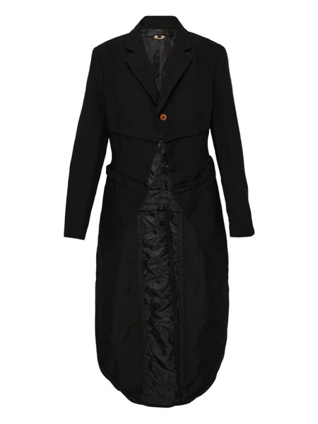  Comme Des Garçons Comme Des Garçons Buttoned Coat - Black 