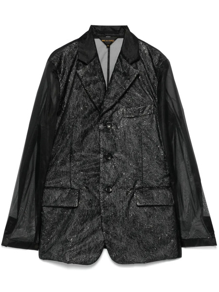  Comme Des Garçons Comme Des Garçons Chiffon Blazer - Black 