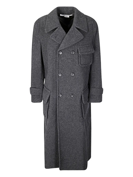  Comme Des Garçons Comme Des Garçons Double-breasted Coat - Grey 