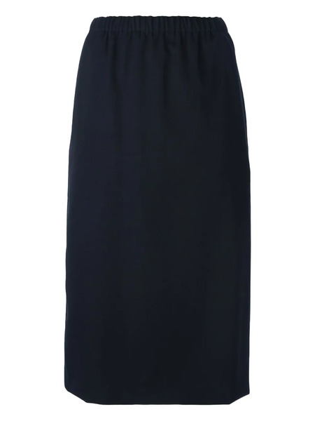  Comme Des Garçons Comme Des Garçons Elasticated-waistband Midi Skirt - Blue 