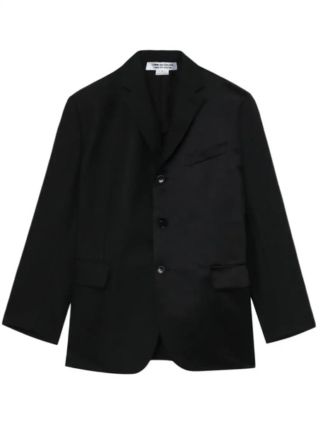 Comme Des Garçons Comme Des Garçons Notched-lapels Single-breasted Blazer - Black 