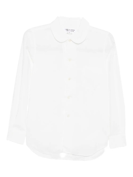  Comme Des Garçons Comme Des Garçons Round-collar Shirt - White 