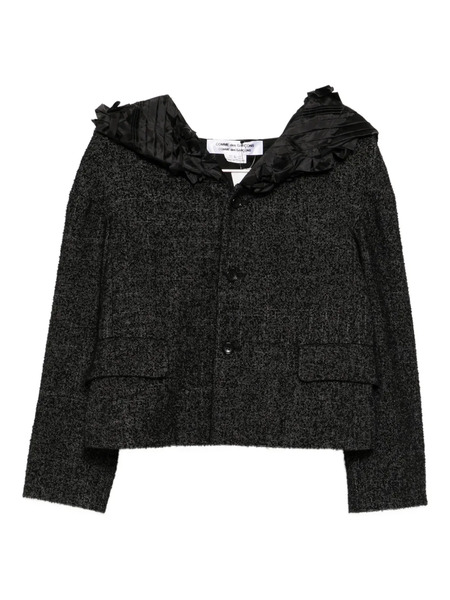  Comme Des Garçons Comme Des Garçons Ruffled Jacket - Black 