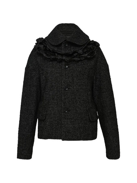 Comme Des Garçons Comme Des Garçons Ruffled Jacket - Grey 