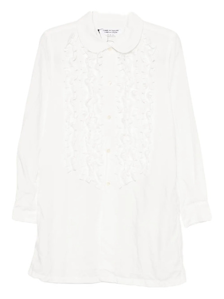  Comme Des Garçons Comme Des Garçons Ruffled Shirt - White 