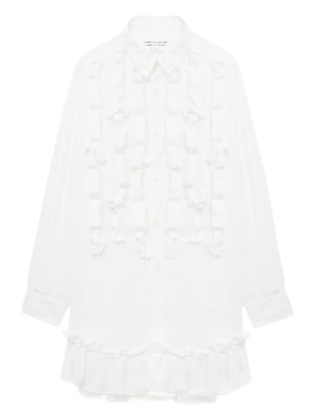  Comme Des Garçons Comme Des Garçons Ruffled Shirt - White 