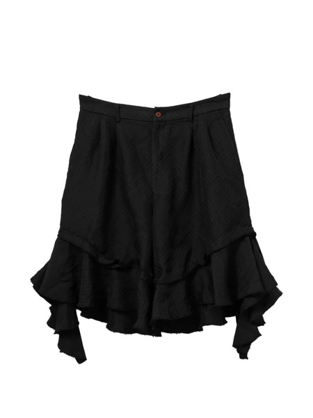  Comme Des Garçons Comme Des Garçons Ruffled Shorts - Black 