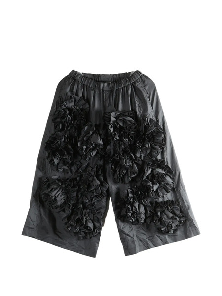  Comme Des Garçons Comme Des Garçons Ruffled Trousers - Black 