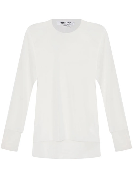  Comme Des Garçons Comme Des Garçons Semi-sheer Blouse - White 