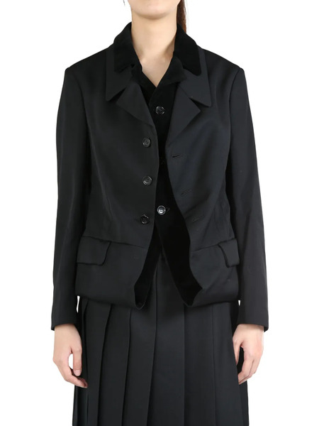  Comme Des Garçons Comme Des Garçons Vollar Blazer - Black 