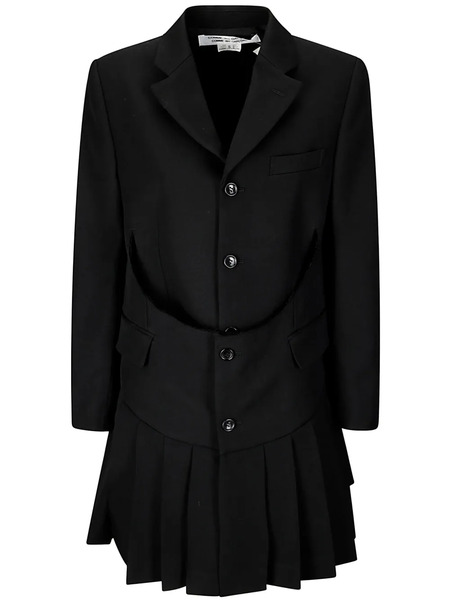  Comme Des Garçons Comme Des Garçons Wool Coat - Black 