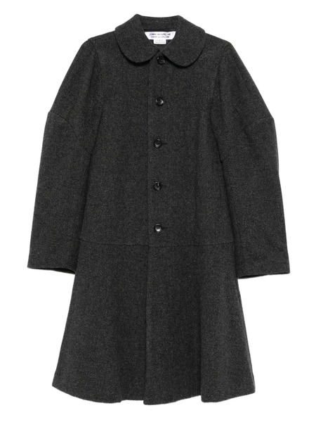  Comme Des Garçons Comme Des Garçons Wool Single-breasted Coat - Grey 