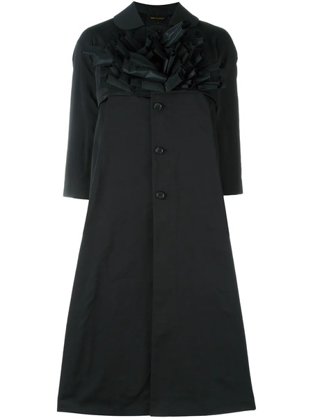  Comme Des Garçons Embellished Coat - Black 