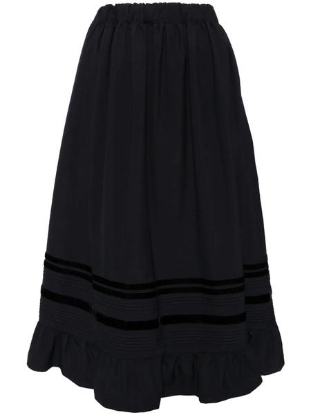  Comme Des Garçons Girl A-line Midi Skirt - Blue 