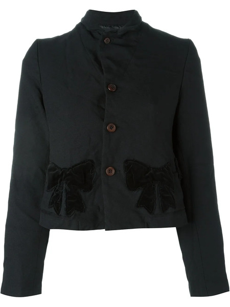  Comme Des Garçons Girl Bow Detail Jacket - Black 