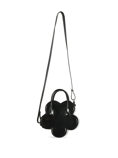  Comme Des Garçons Girl Flower Top Handle Shoulder Bag - Black 