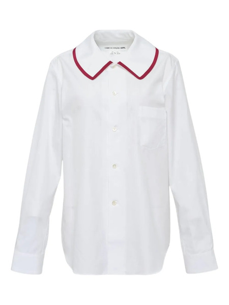  Comme Des Garçons Girl Long-sleeve Blouse - White 