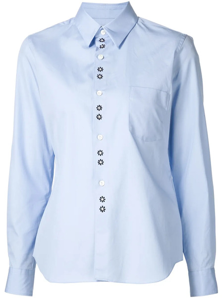  Comme Des Garçons Girl Long Sleeve Shirt - Blue 