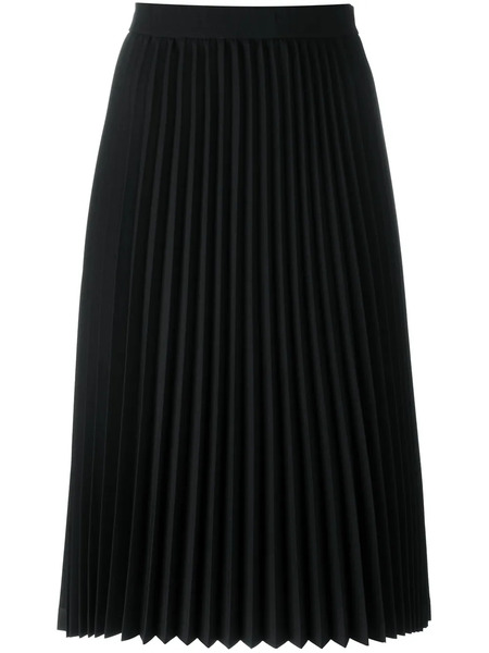  Comme Des Garçons Girl Pleated Midi Skirt - Blue 