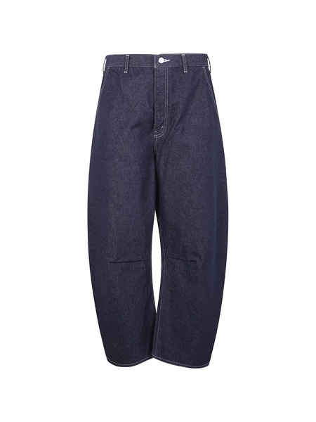  Comme Des Garçons Homme Barrel-leg Jeans - Blue 