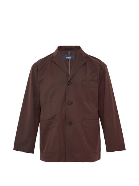  Comme Des Garçons Homme Buttoned Pocket Jacket - Brown 