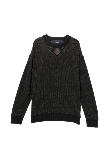  Comme Des Garçons Homme Chunky Sweater - Blue 