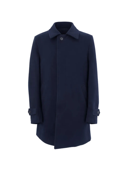  Comme Des Garçons Homme Deux Button-front Wool Coat - Blue 