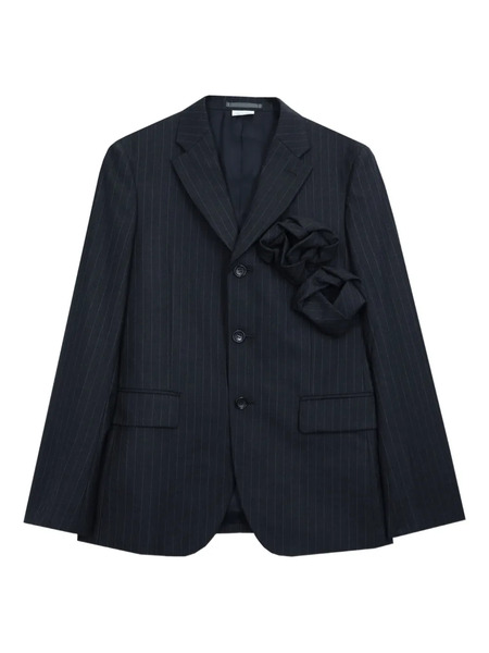  Comme Des Garçons Homme Deux Pinstripe Blazer - Grey 