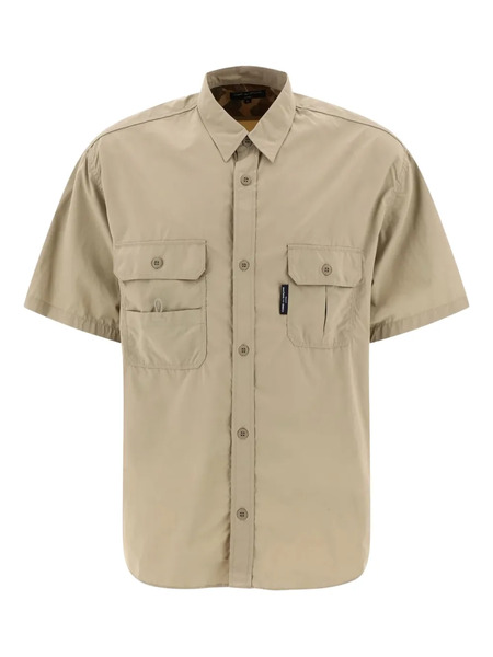  Comme Des Garçons Homme Flap-pocket Short-sleeved Shirt - Neutrals 