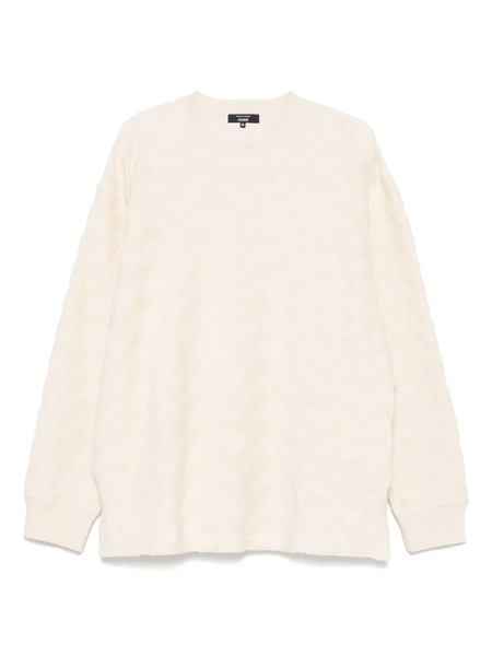  Comme Des Garçons Homme Jacquard Sweatshirt - Neutrals 