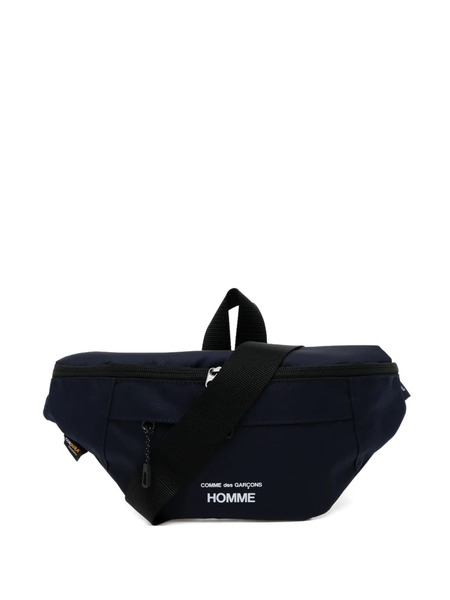  Comme Des Garçons Homme Logo-print Belt Bag - Grey 