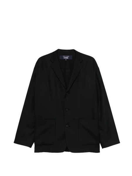  Comme Des Garçons Homme Patch-pocket Blazer - Black 