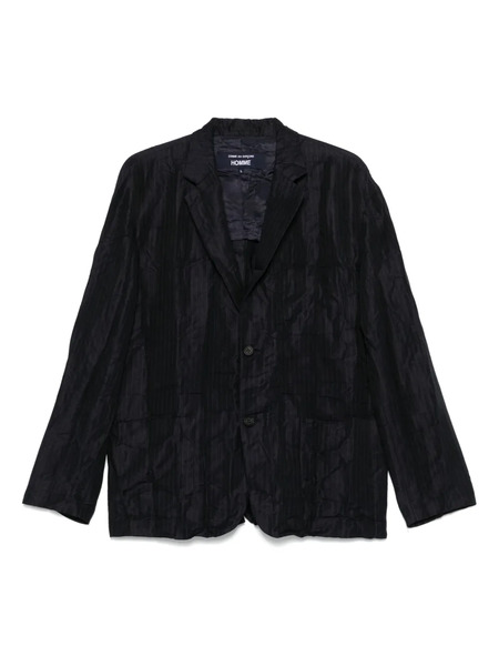  Comme Des Garçons Homme Pinstriped Blazer - Blue 