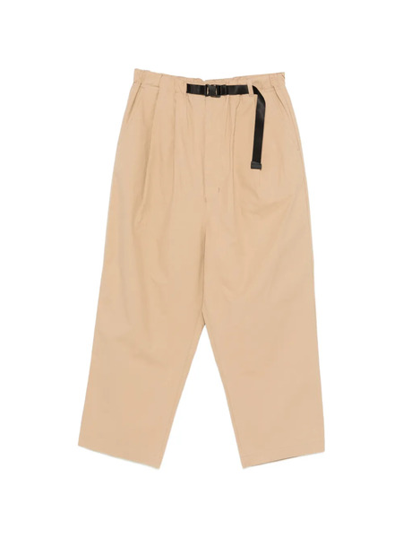  Comme Des Garçons Homme Pleated Belted Trousers - Neutrals 