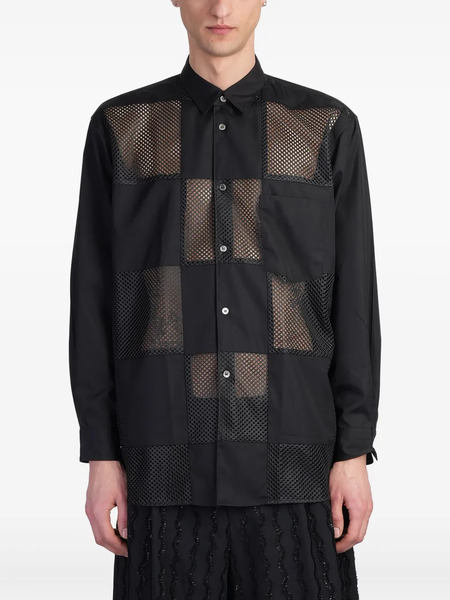  Comme Des Garçons Homme Plus Button-down Shirt - Black 