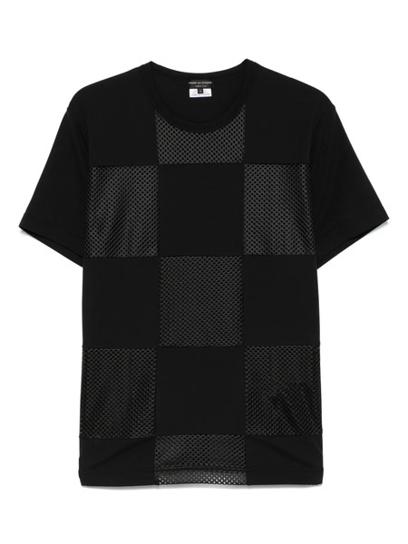  Comme Des Garçons Homme Plus Check-pattern T-shirt - Black 