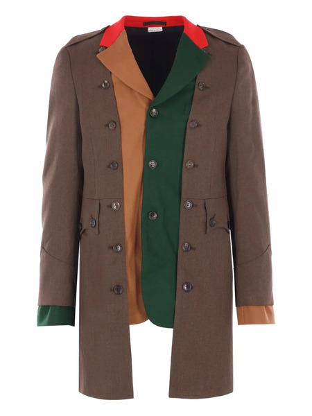  Comme Des Garçons Homme Plus Deconstructed Button Jacket - Brown 
