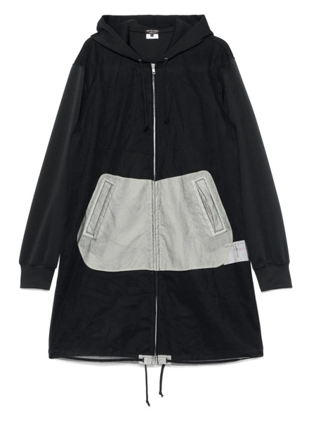  Comme Des Garçons Homme Plus Lace-detailing Jacket - Black 